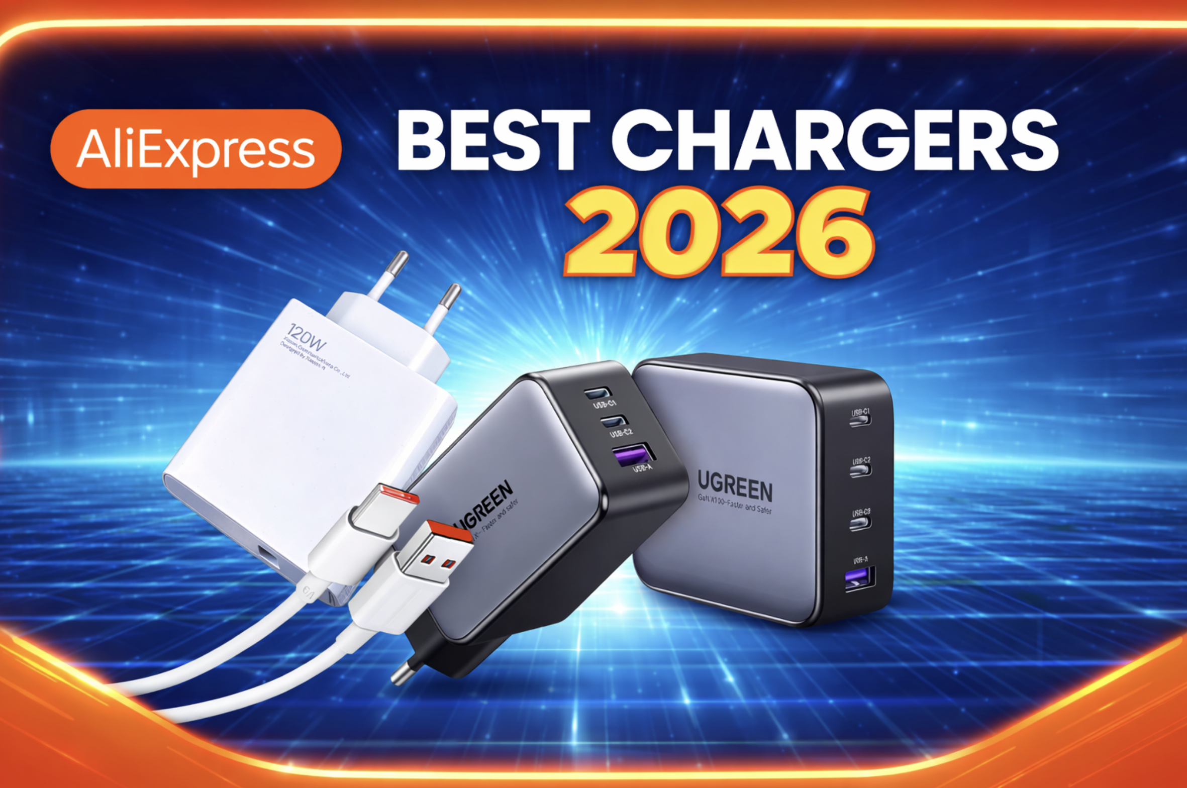 מטען מומלץ 2026 - מטענים מהירים מאליאקספרס | מתחת לרף המכס