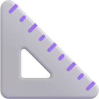 triangle ruler - סרגל משולש